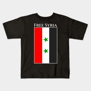 Free Syria Kids T-Shirt